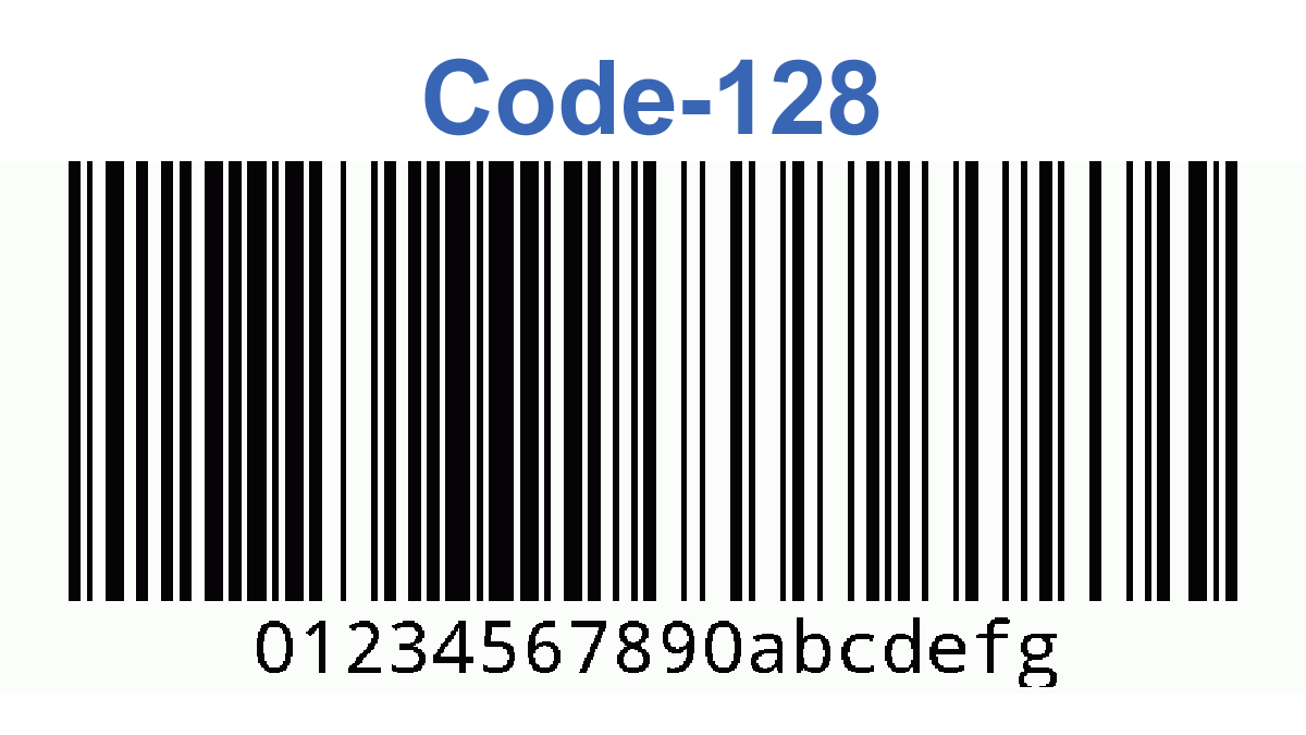 Code-128 free barcode generator bar width reduction EPS)