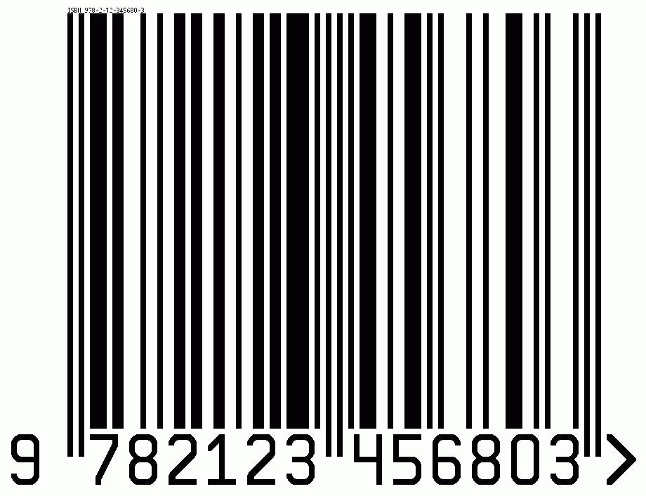 ISBN barcode generator with bar width reduction (vector PDF, EPS)