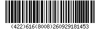 Barcode EAN-128, encode Country of Origin of a Trade Item, Date and Time of Production