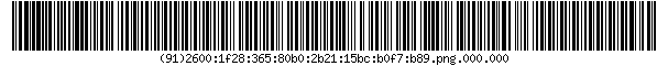 Barcode EAN-128, encode Your IP address