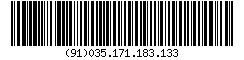 Barcode EAN-128, encode Your IP address
