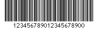 Barcode Matrix 2 of 5, encode digits 123456789012345678900