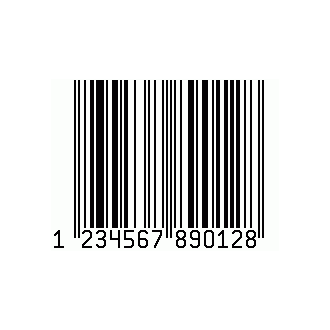 Finite story merge EAN-13 free barcode generator with bar width reduction (vector PDF, AI, EPS)