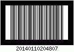 Databar (RSS-14) free barcode generator with bar width reduction (vector  PDF, AI, EPS)