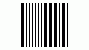 Barcode Pharmacode One Track, encode number 12345